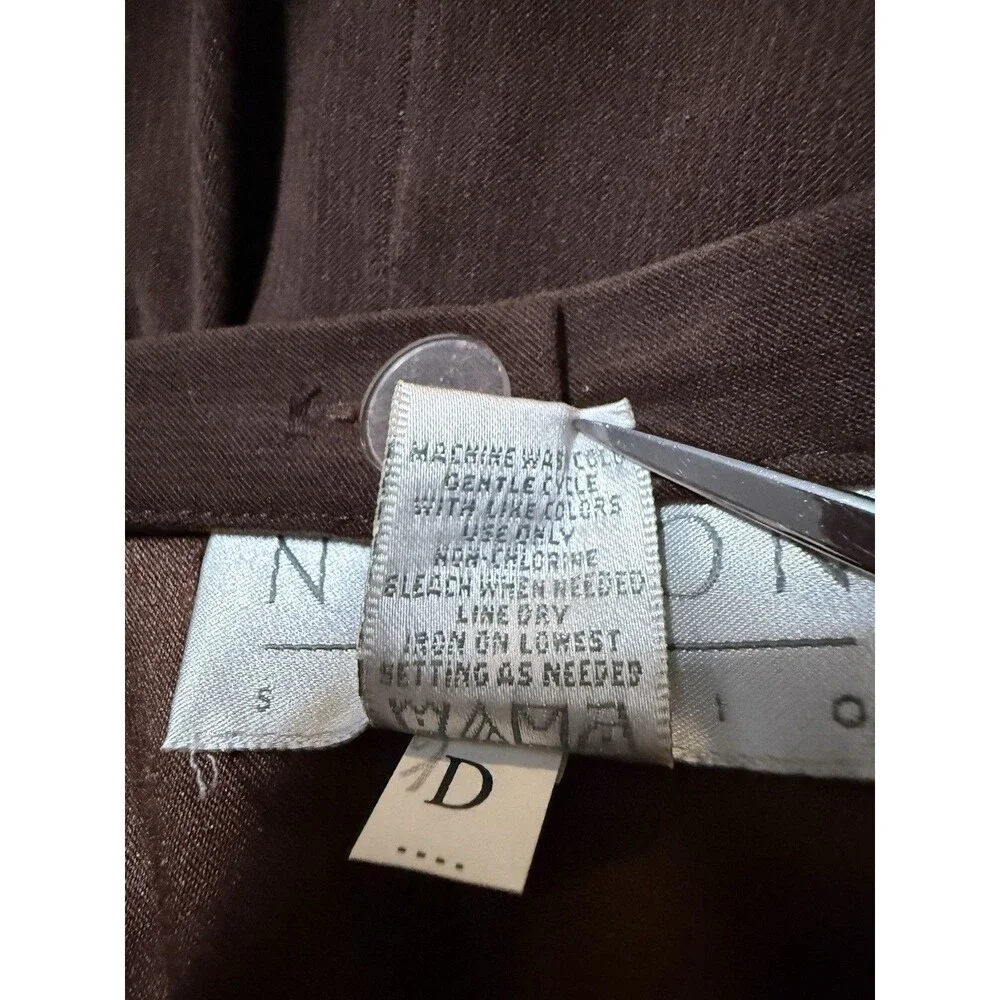 NWT Norton Woman Studio Vermont Skirt 22W Walnut Brown Long Straight Plus